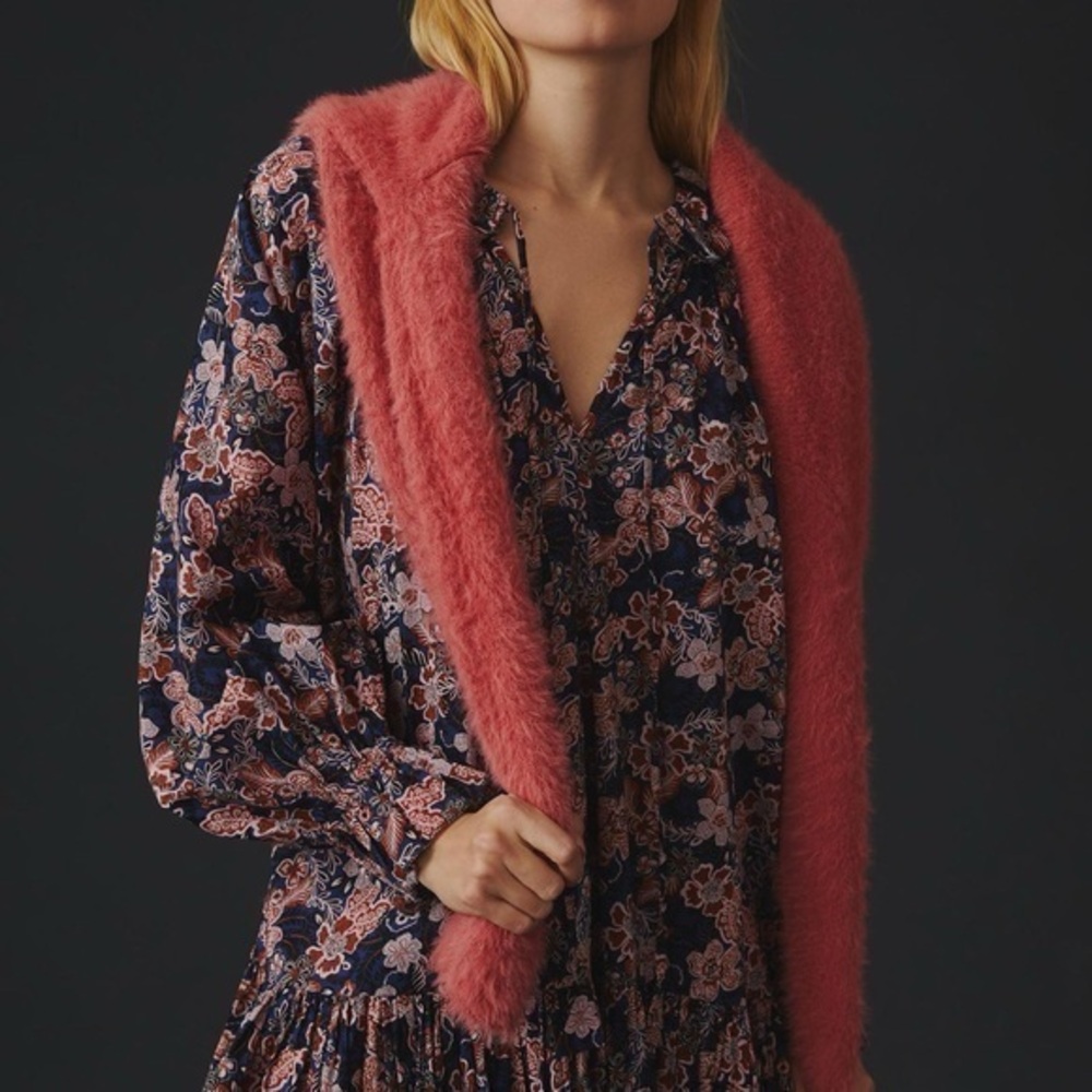 Sundry Floral Boho Mini Dress size 2  or M Anthropologie